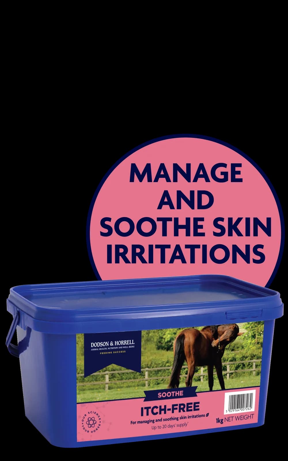 Dodson & Horrell Itch Free 1 kg - suplement dla koni z wrażliwą skórą