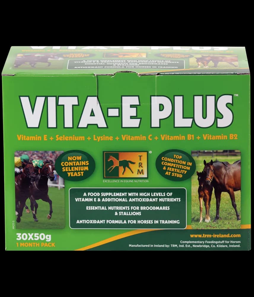 TRM Vita E Plus (30x50 g) - suplement dla koni zapobiegający miopatiom