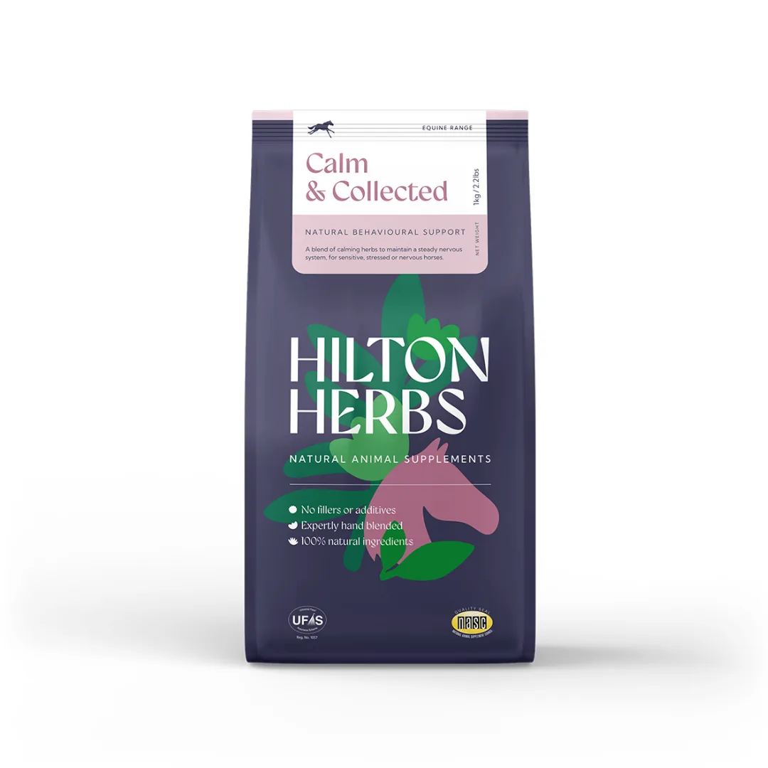 Hilton Herbs Calm & Collected 1kg - suplement dla koni wyciszający oraz poprawiający koncentrację