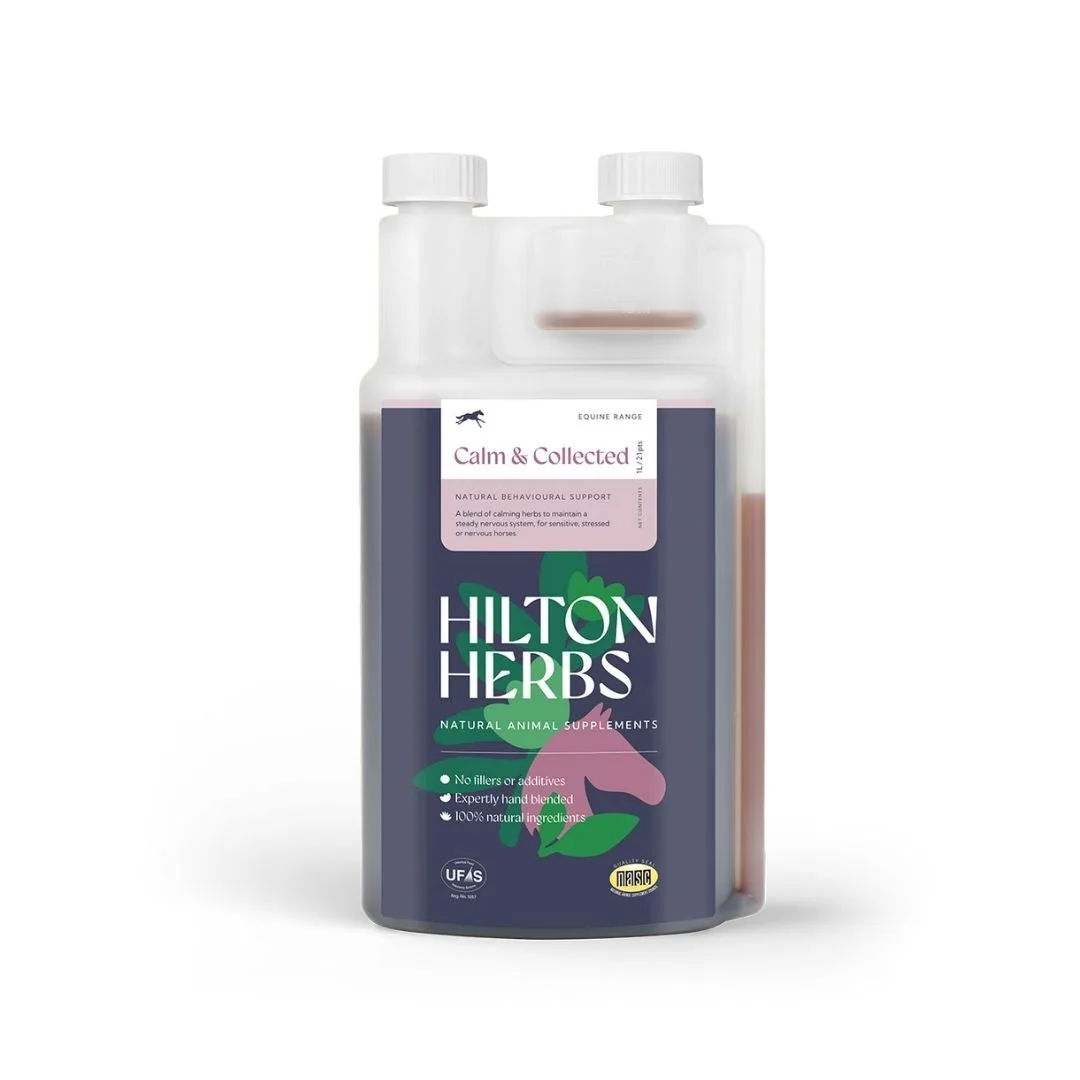 Hilton Herbs Calm & Collected Gold 1l - suplement dla koni wyciszający oraz poprawiający koncentrację