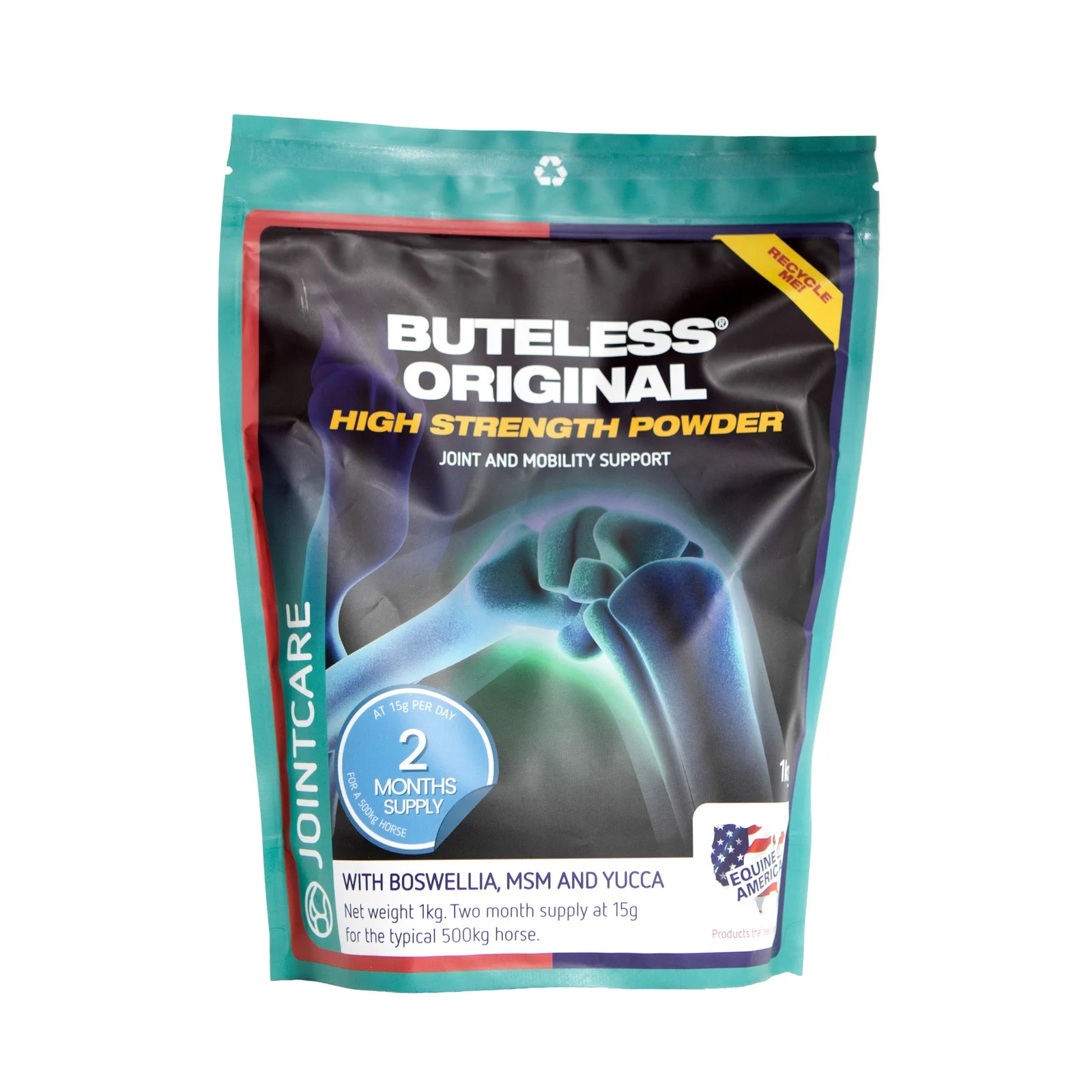 Equine America Buteless Original High Strength Powder 1 kg - suplement na stawy
