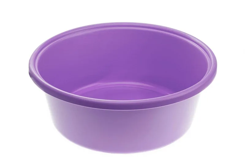 Miska plastikowa z pokrywką 6L lawendowa